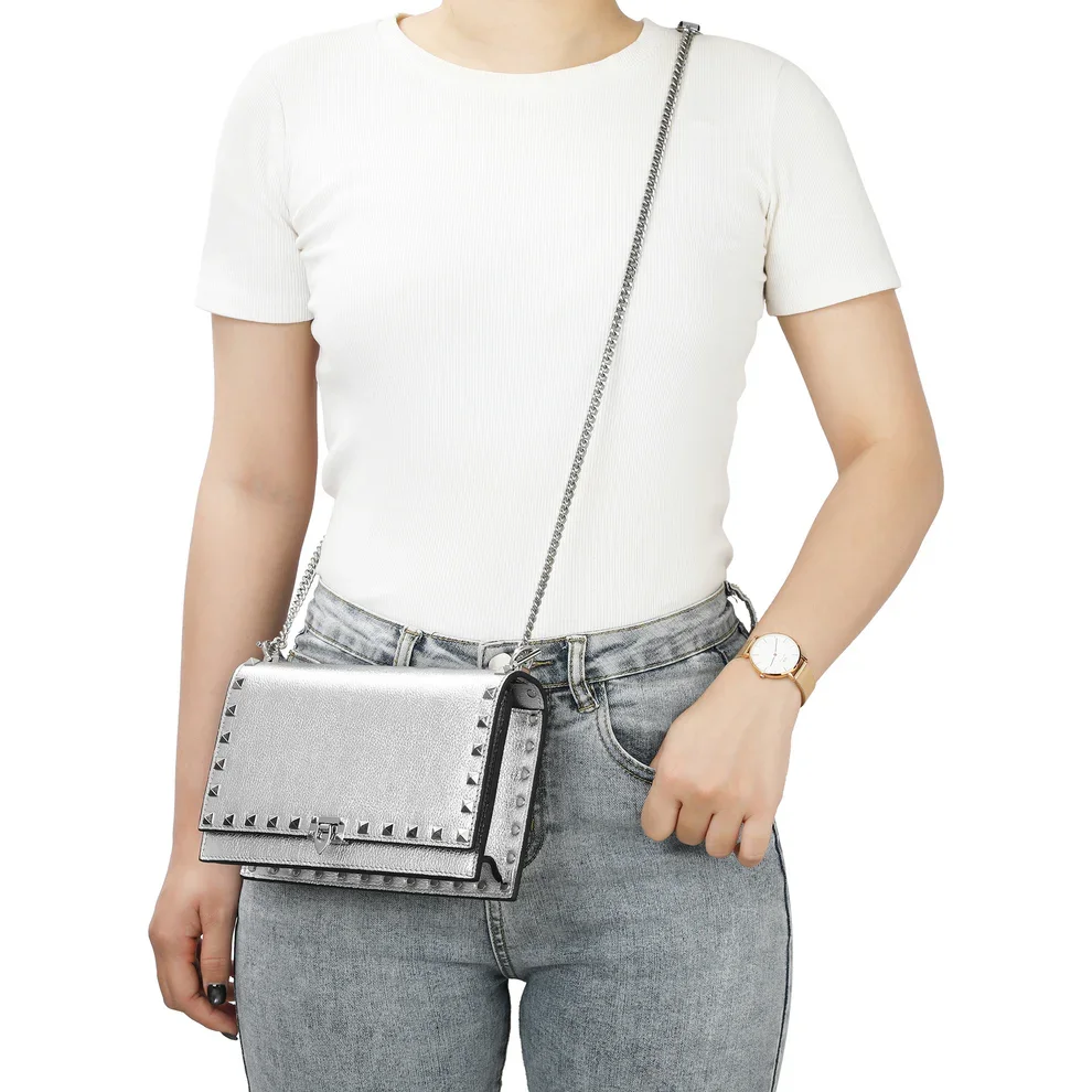 Valentino Mini Rockstud Cross-Body Bag (7A regular version)