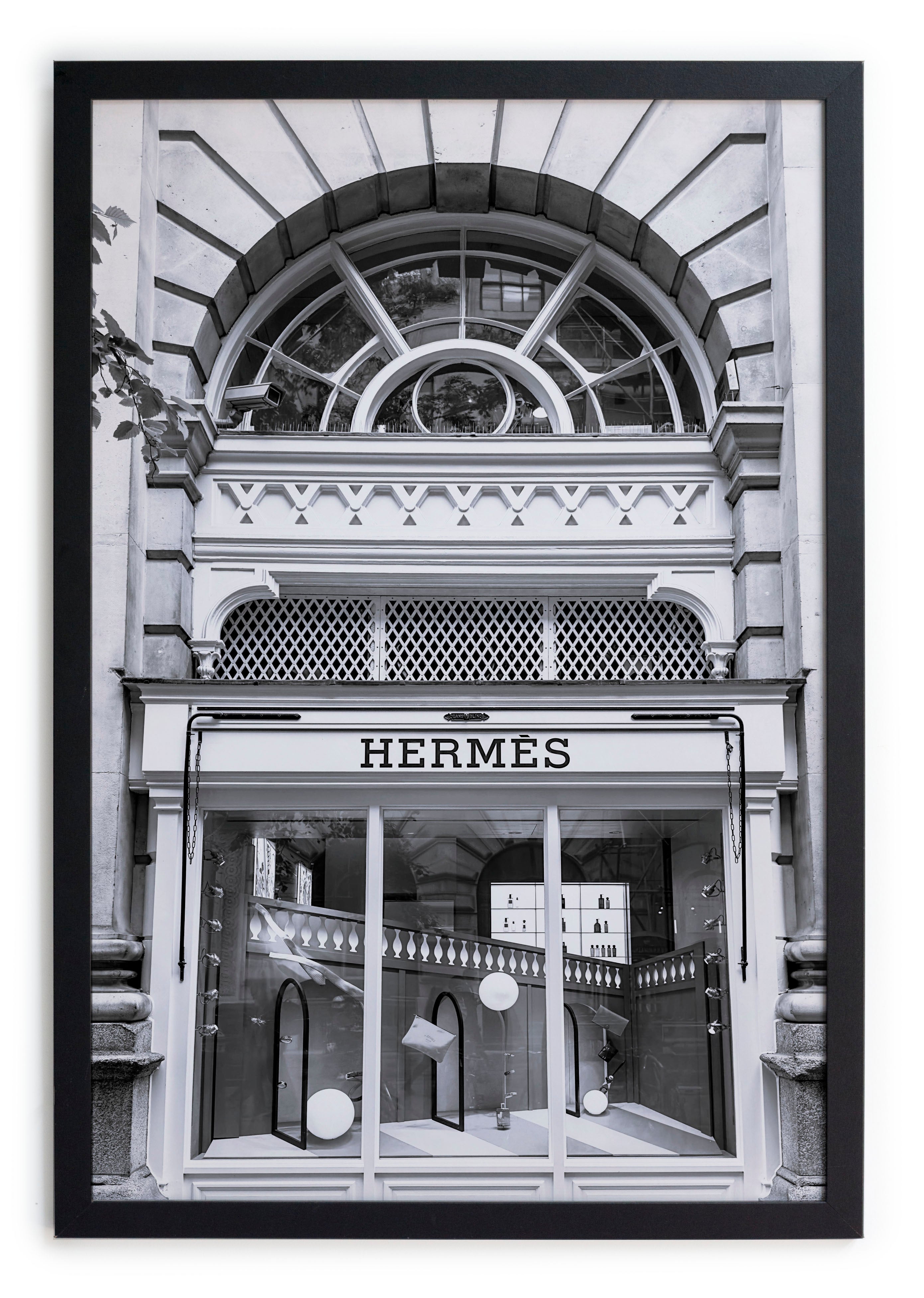 Zwarte lijst met kader 40x30 Hermes