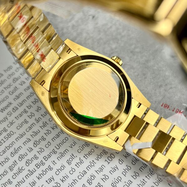 Rolex Day-Date YG Plated Gold Dial With Diamonds 40mm Super Clone