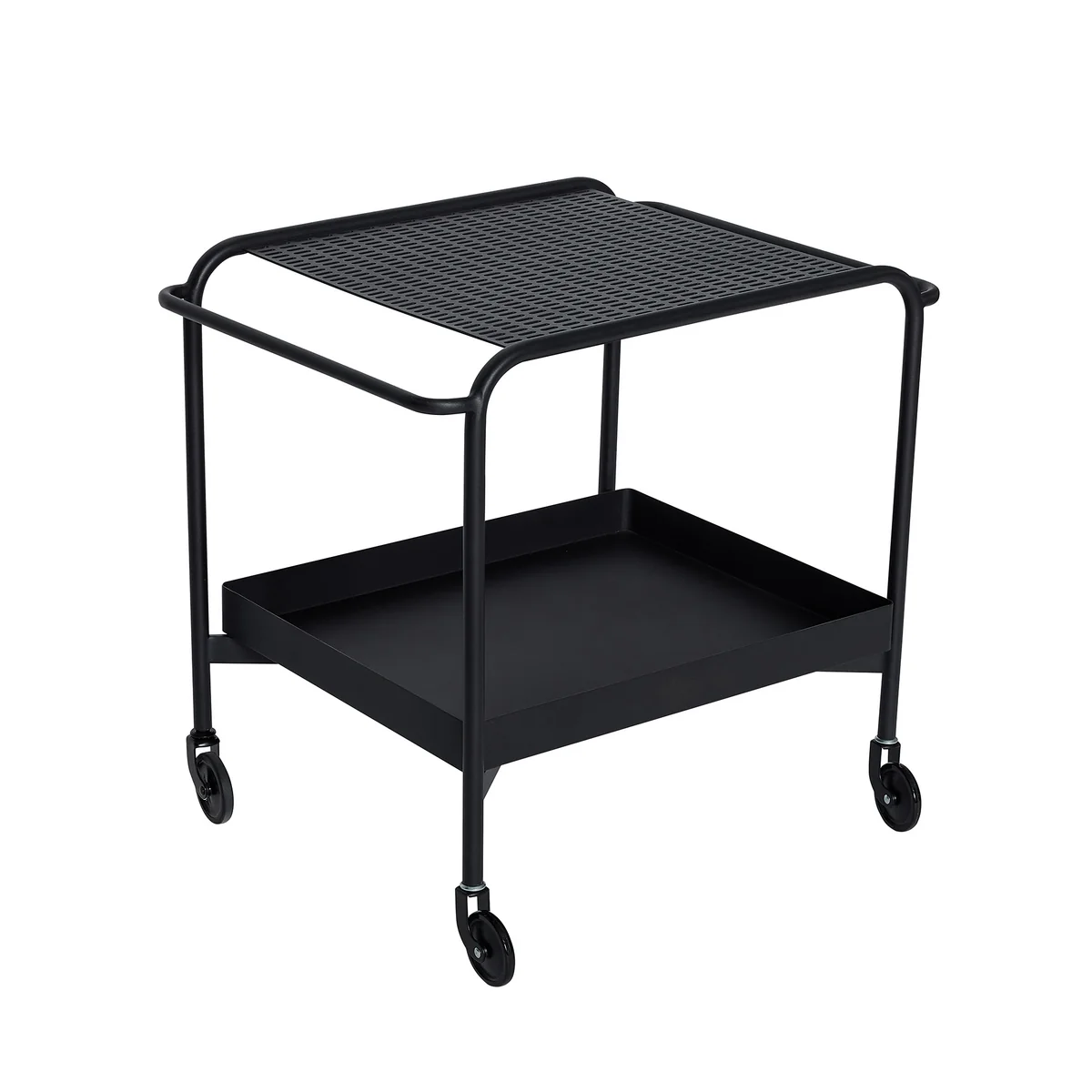 Hübsch Interior - Push Servierwagen mit Rollen, schwarz