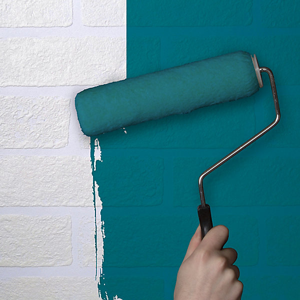 Papier peint expansé vinyle sur intissé Rewia brique GoodHome blanc