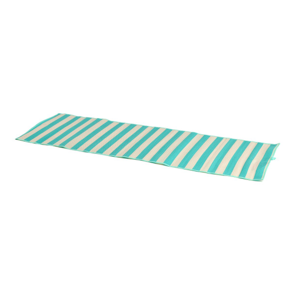 Mata plażowa 180x60cm zielona zwijana z wiązaniem