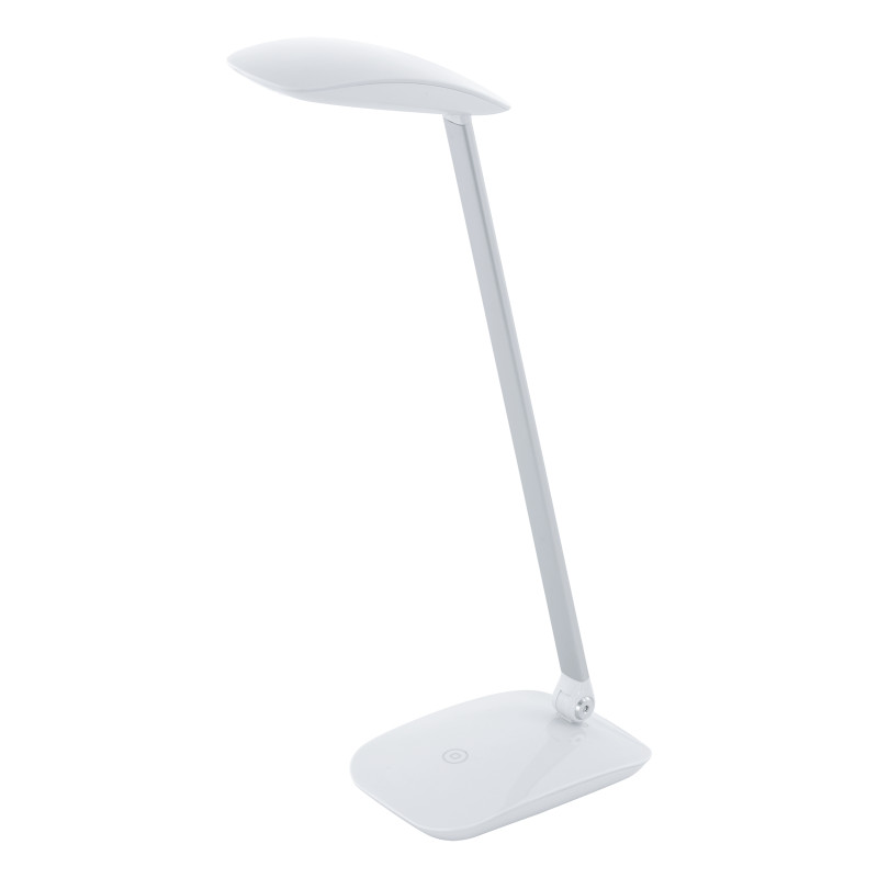 Lampe de bureau LED Cajero blanche dimmable 4,5 W EGLO