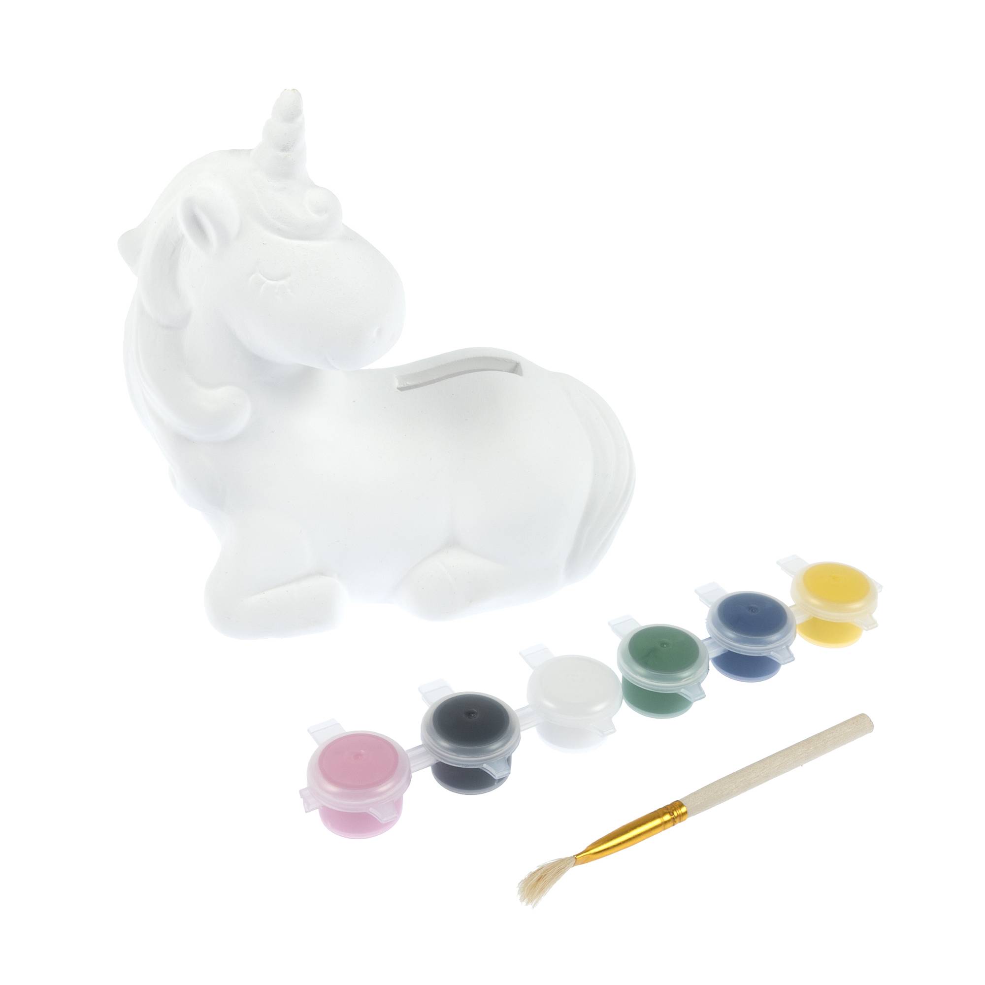 Paint Your Own Sitting Unicorn Money Box