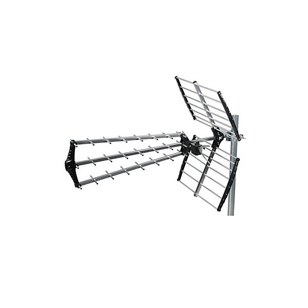 PackAntenne TNT Trinappe Prémontée Gain 18 dB   JOHANSSON Kit Préampli de Mât HDSAT