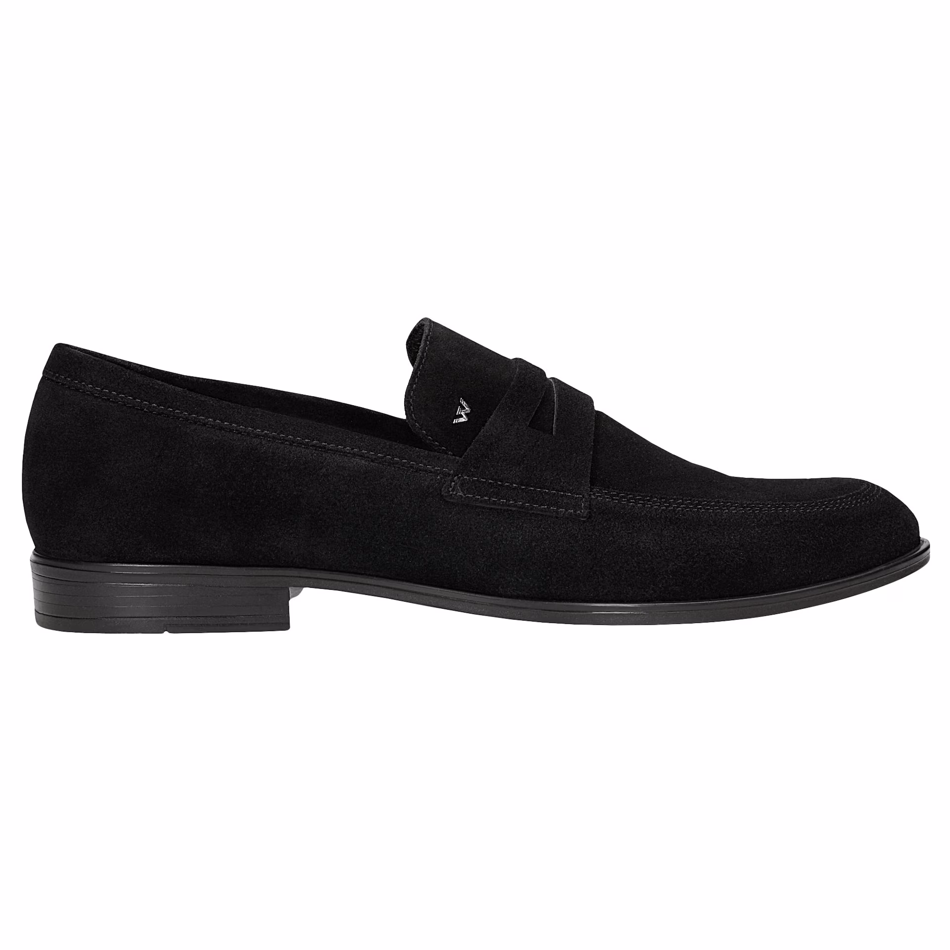 Czarne mokasyny męskie penny loafers