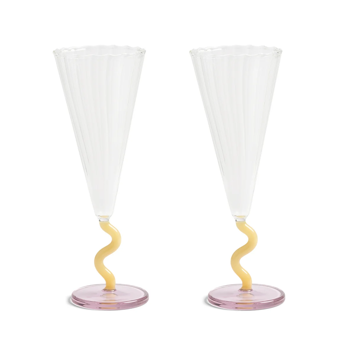 &klevering - Flute Champagnerglas