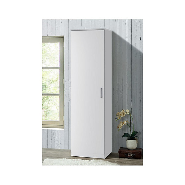 Armoire ALABAMA1 porteL50 x H184 x P52 cmBlanc brillantDesign