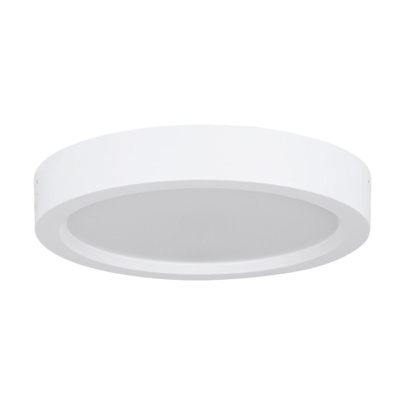 Plafonnier LED Idun blanc Ø 21 cm blanc chaud 1250 lm 14 W EGLO