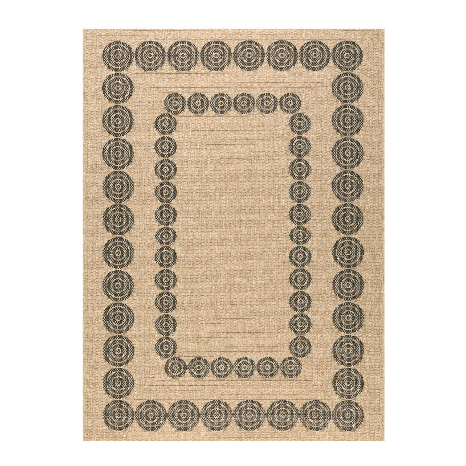 HOYA - Tapis intérieur et extérieur naturel 160x230cm