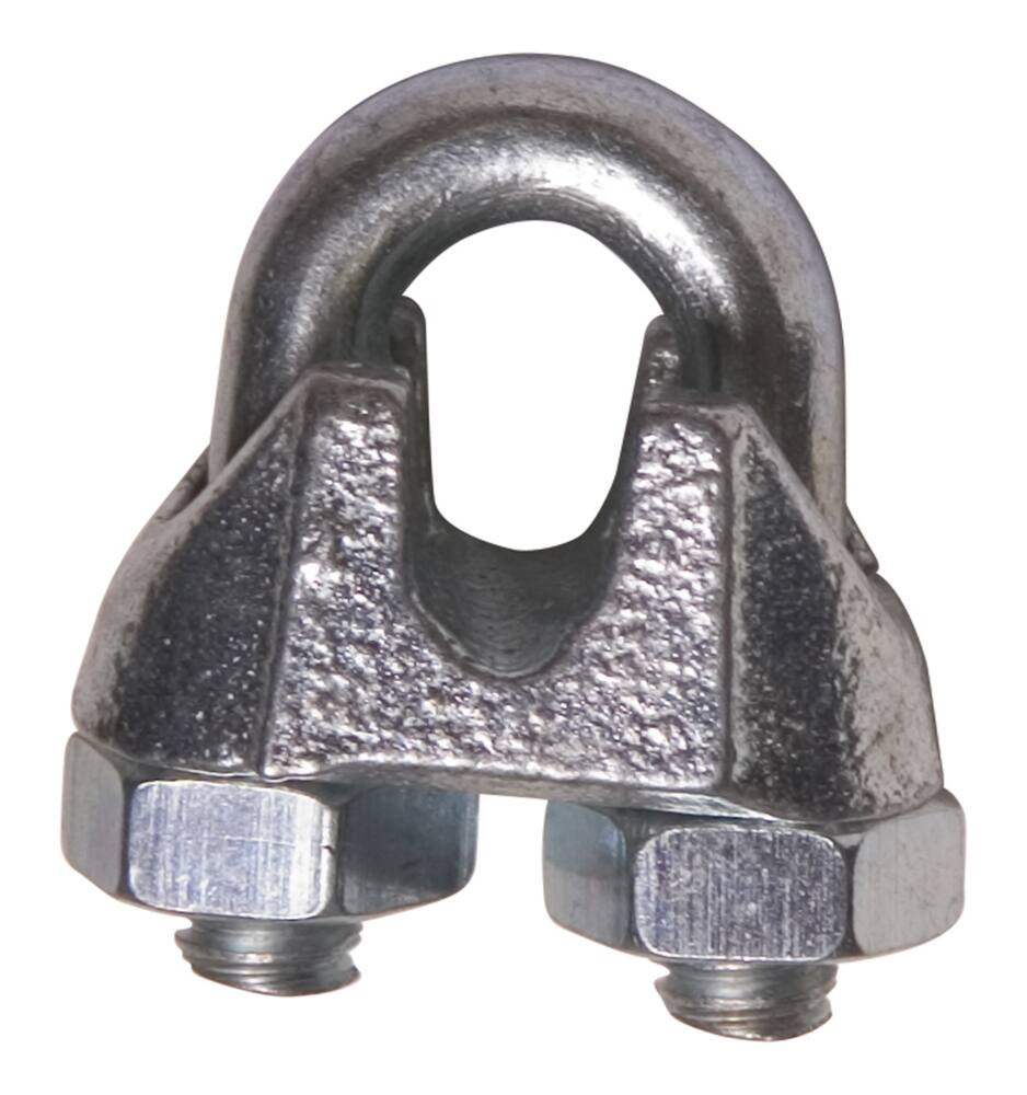 Ben-Mor Wire Rope Clips, Zinc-Plated, 3/16-in, 2-pk