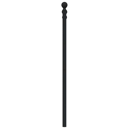 NNEVL Metal Headboard Black 90 cm
