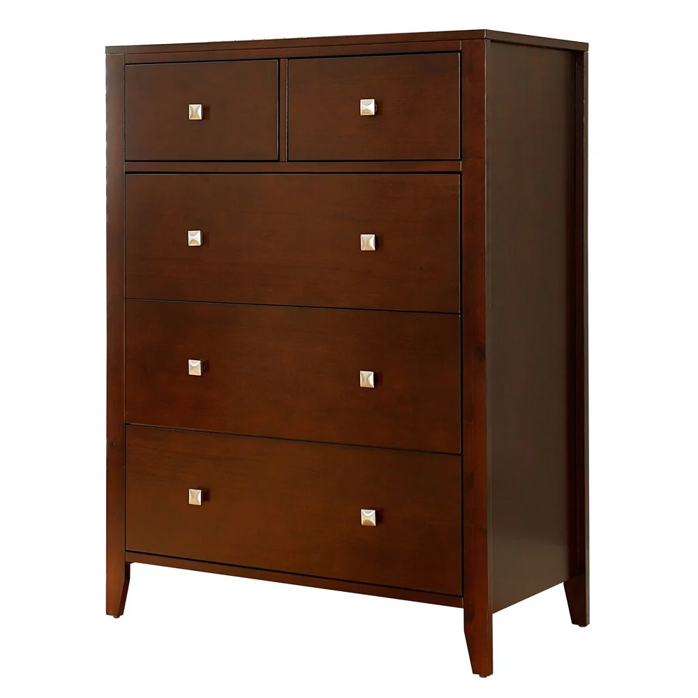 Hillsdale Pulse 5 Drawer Dresser, Cherry