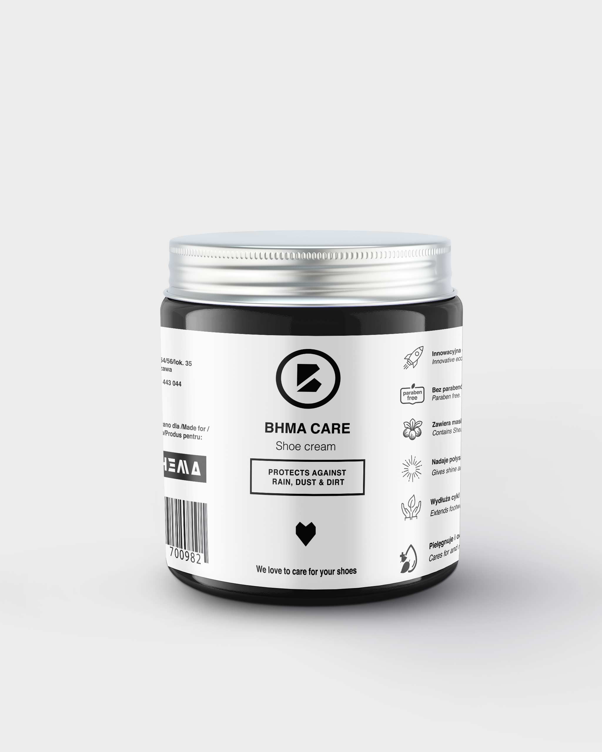 BOHEMA - Care Eco Buty Kremowe, ze skóry roślinnej, polska rodzinna marka