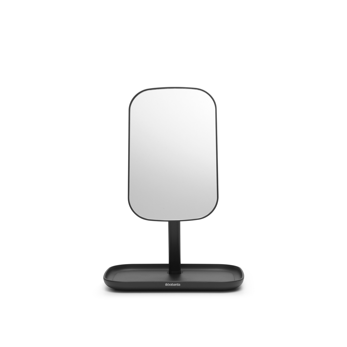 Brabantia Spiegel met accessoire schaal - Dark Grey