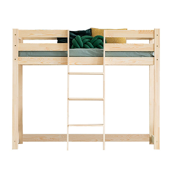 Lit mi-hauteur 90x190 sommier inclus Georges Bois