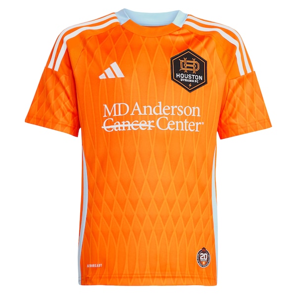 Griffin Dorsey Houston Dynamo FC adidas Youth 2025 Season 20 Replica Player Jersey - Orange