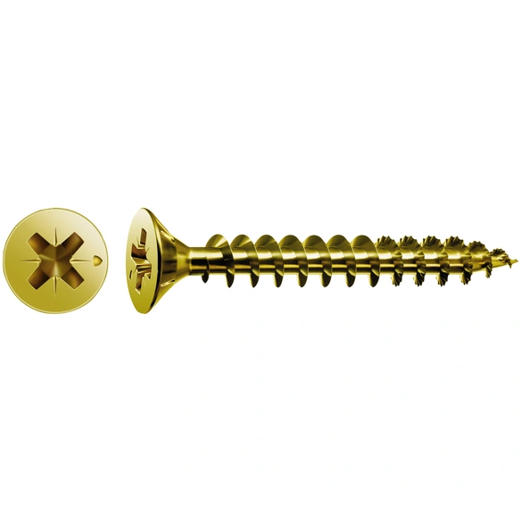 Universalschraube, PZ1, Stahl, 125 Stück, 3 x 40 mm