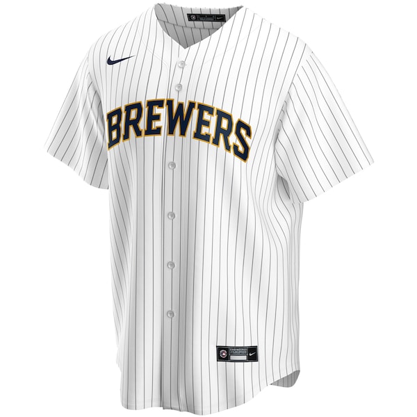 Milwaukee Brewers Nike Youth Home Replica Team Jersey - White