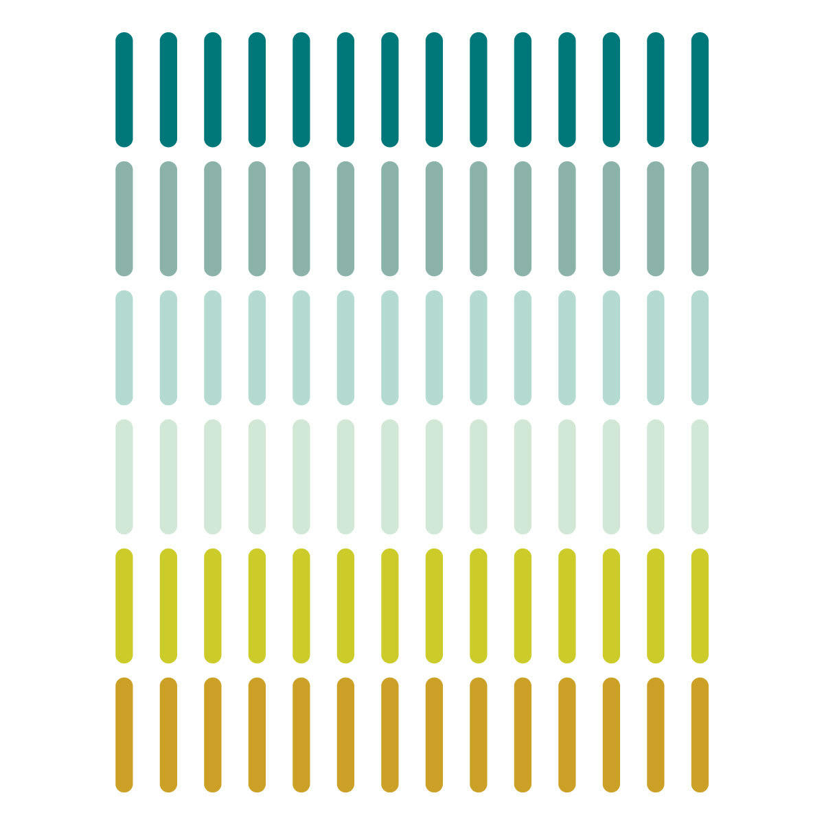 CONFETTI - Stickers muraux en vinyle confettis vert et moutarde