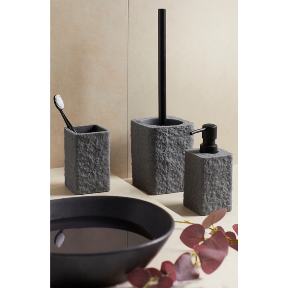 WC-Garnitur »Villata«, Kunststoff, grau