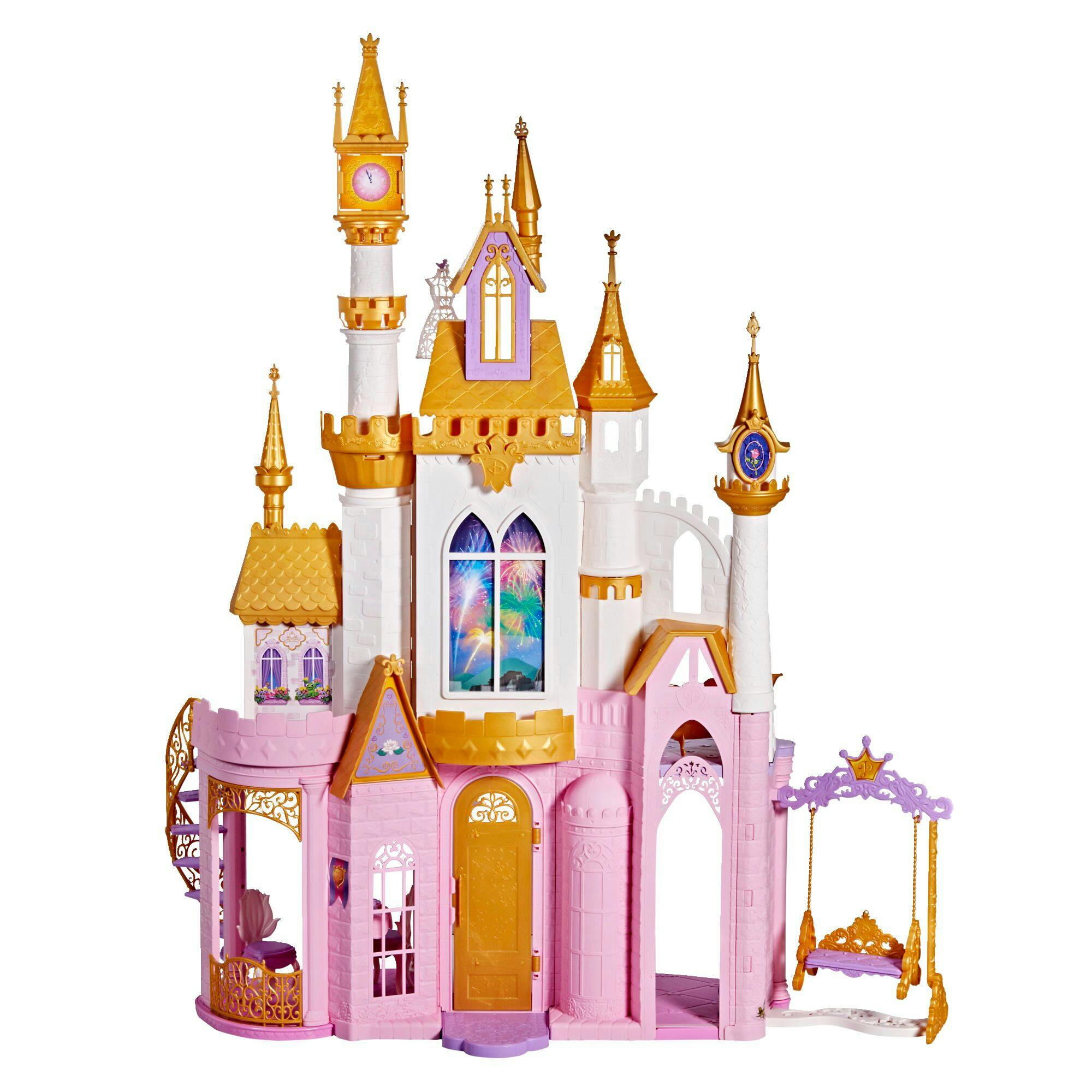 Disney Princess Ultimate Celebration Castle, Doll House with Musical Fireworks Light Show, Age 3+