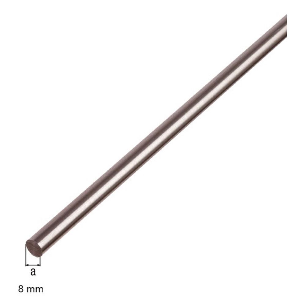STANG GAH ALBERTS Ø8X8MM 2M RUSTFRITT STÅL