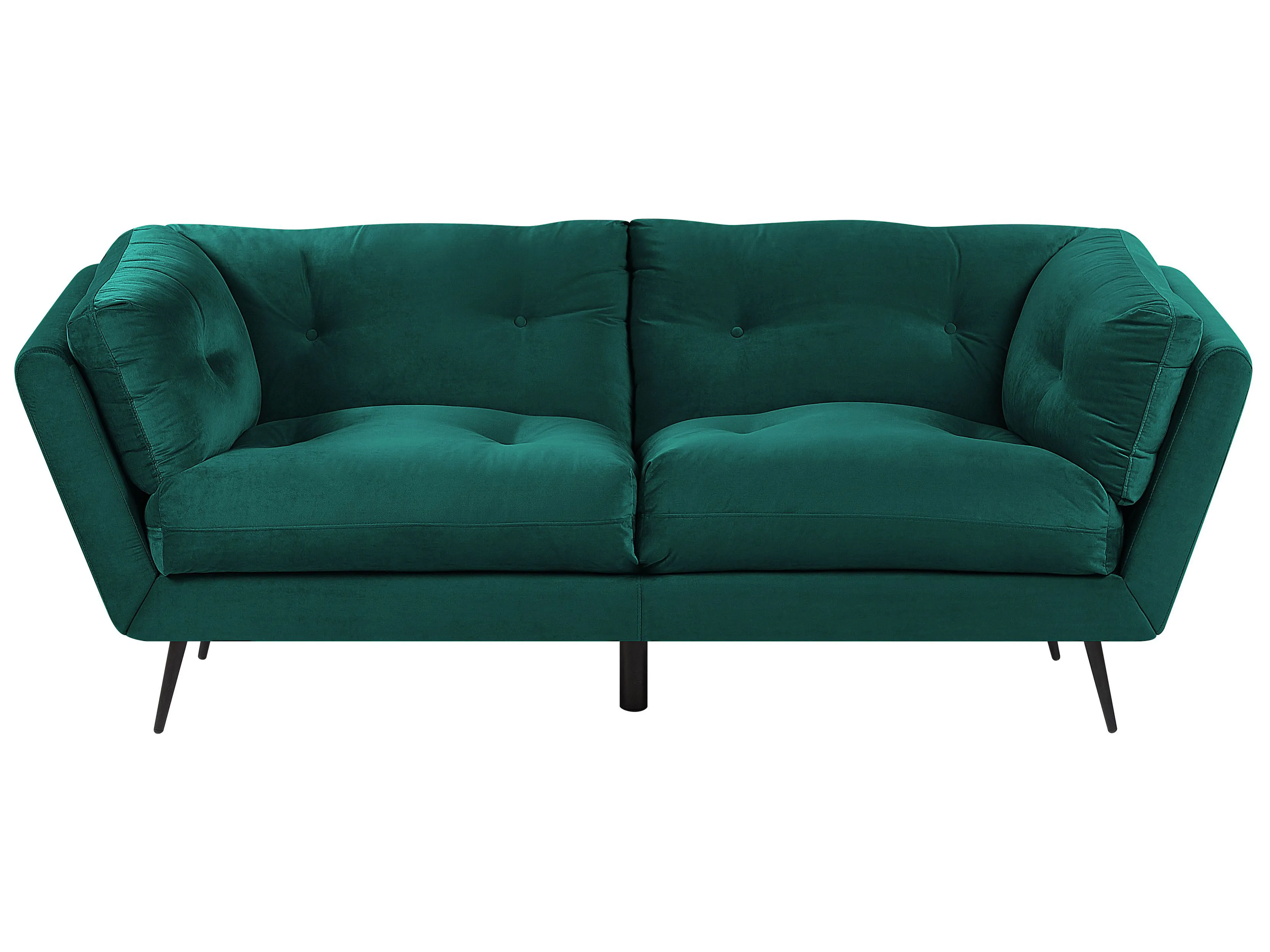 Sofa 3 Seater LENVIK Velvet Emerald Green