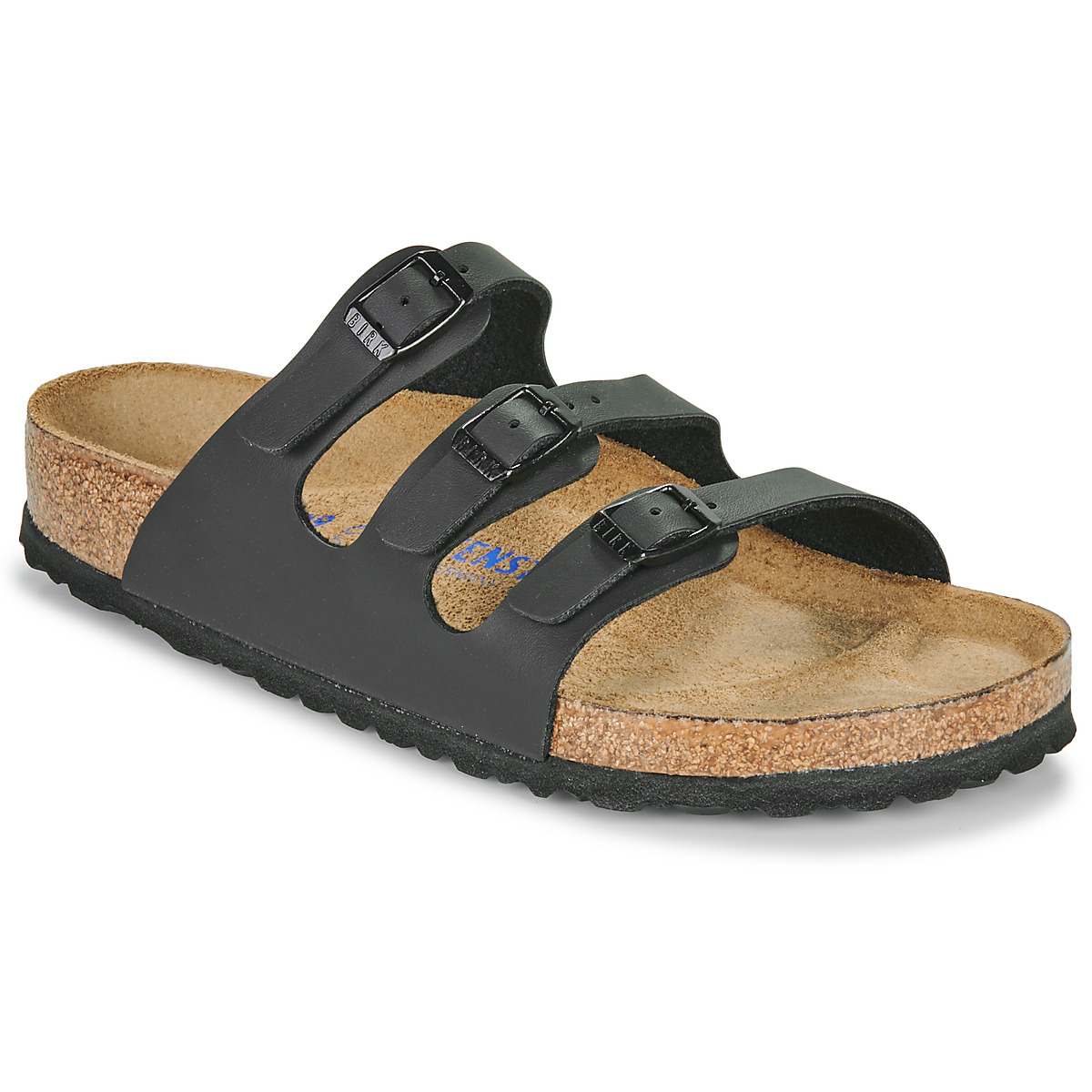 BIRKENSTOCK - Florida Soft Footbed - White /  black / Regular