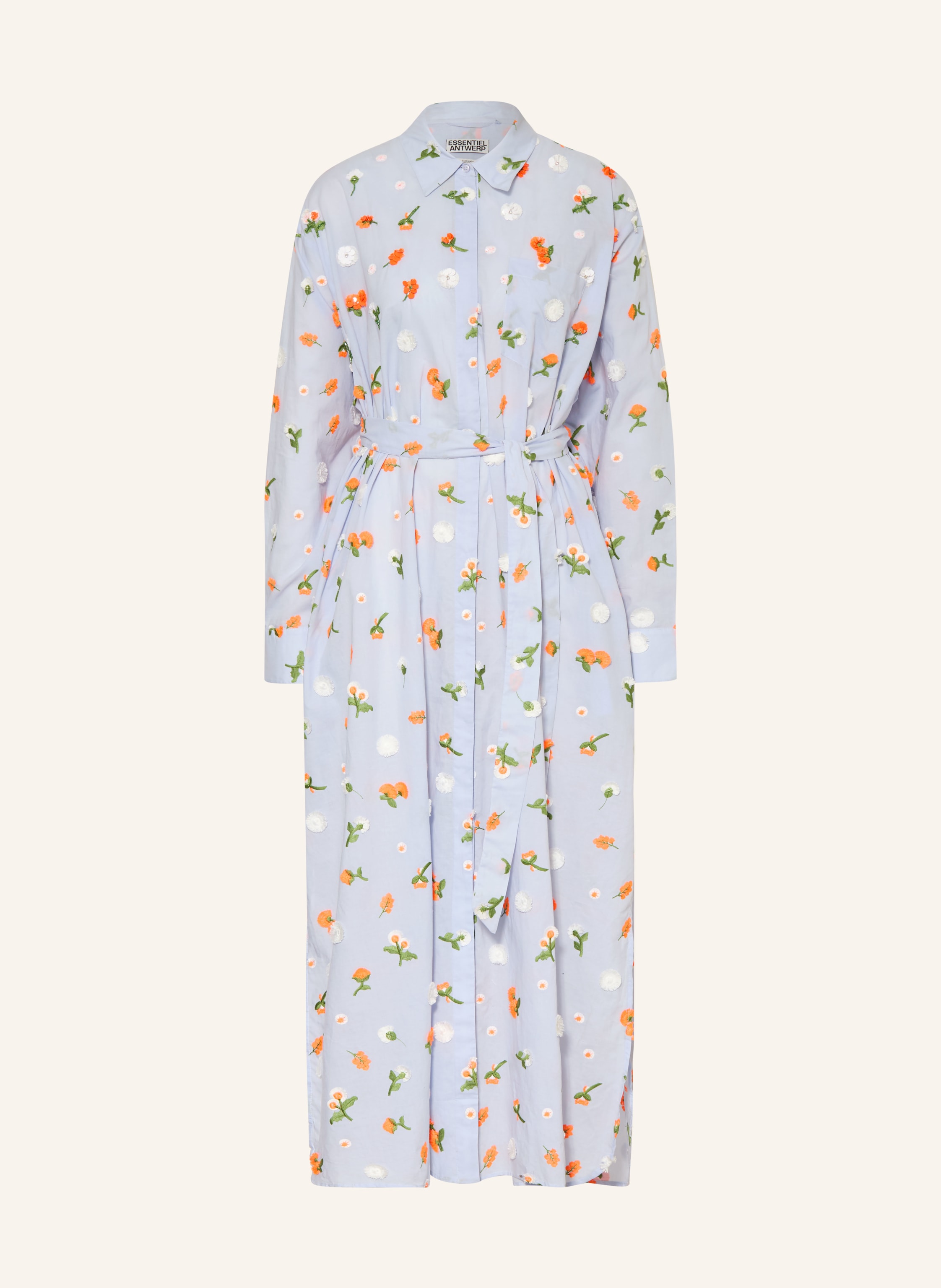 ESSENTIEL ANTWERP Hemdblusenkleid JAMANNA mit Schmucksteinen