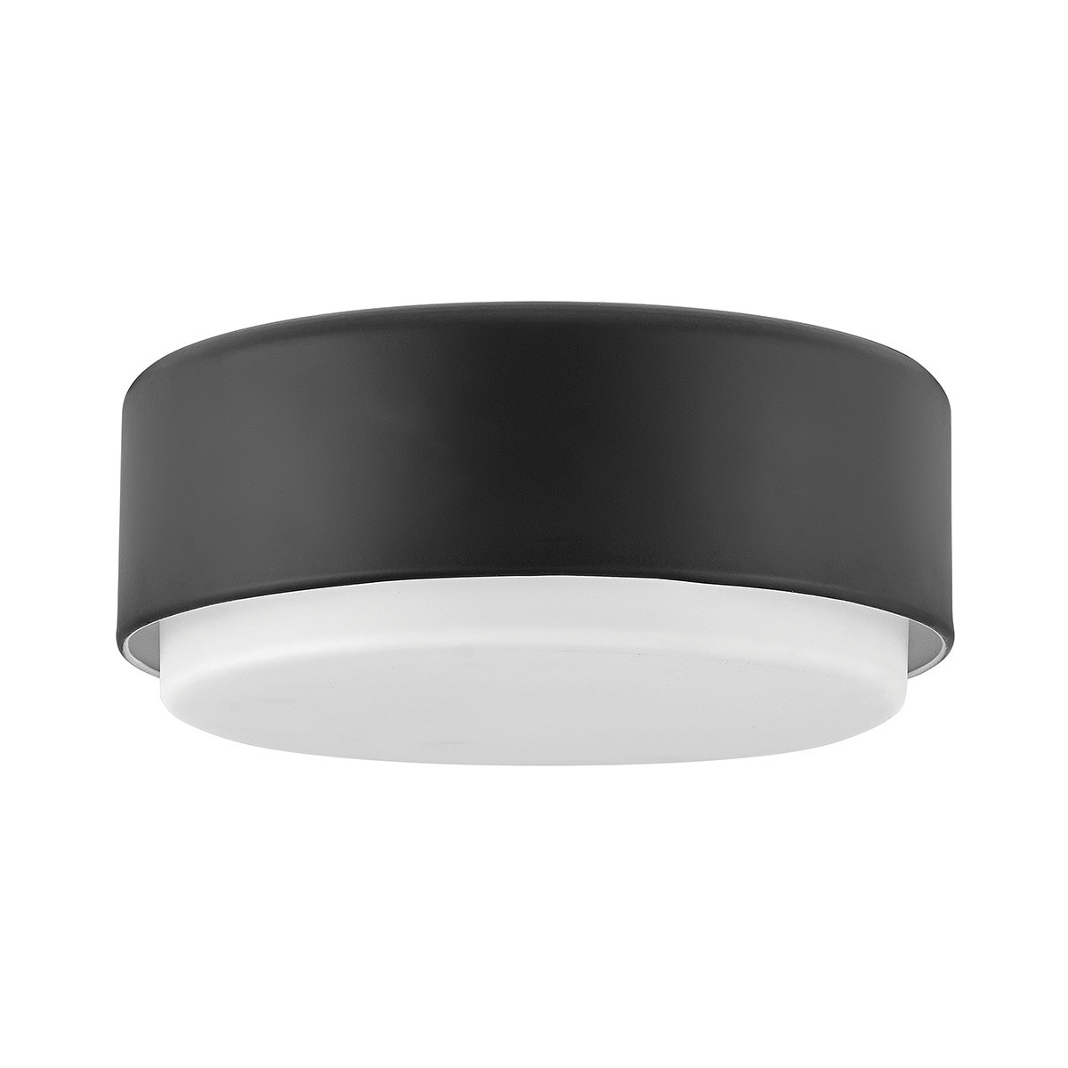 Plafonczarno-biały okrągły 30,5cm CEDRIC 2xE27x40W IP20 Hinkley