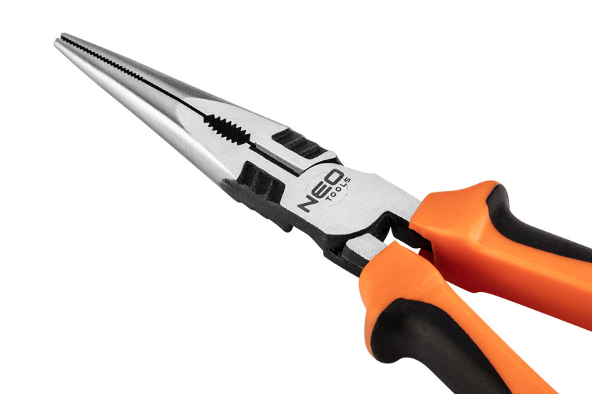 Szczypce wydłużone proste 40% FS 200mm NEO 01-155