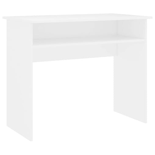 NNEVL Desk White 90x50x74 cm Chipboard