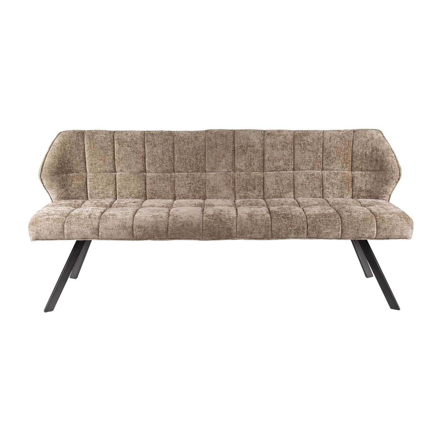 Giga Meubel Eetkamerbank Raster - Champagne - 180x59x84cm