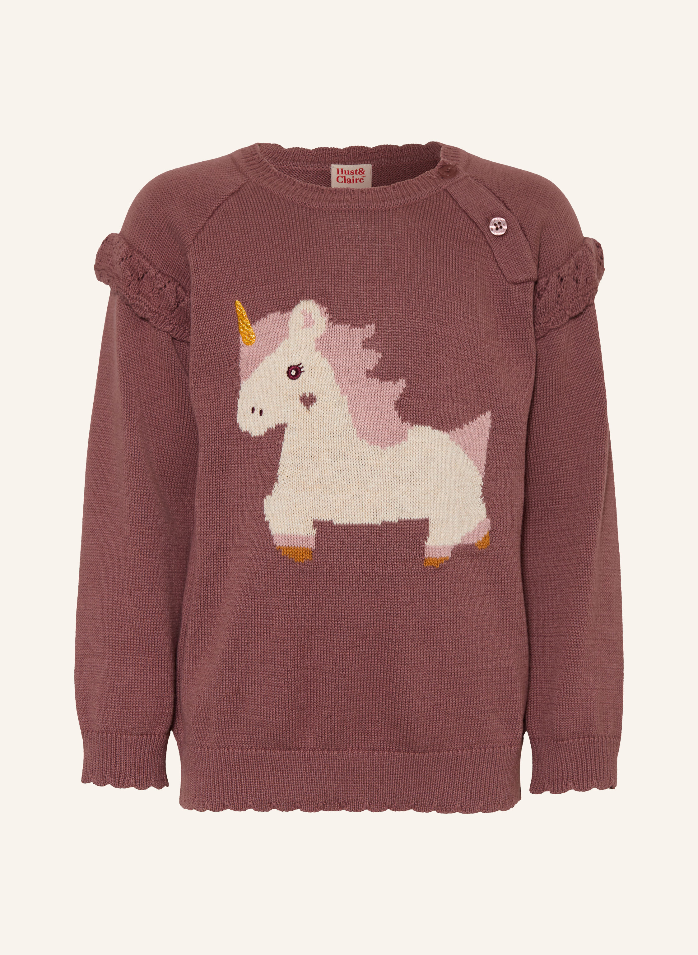 HUST and CLAIRE Pullover HCPUSLE mit Rüschen