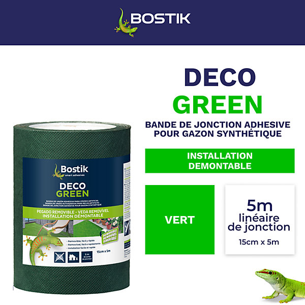 Bande jonction adhésive pour gazon synthétique Bostik 15cm