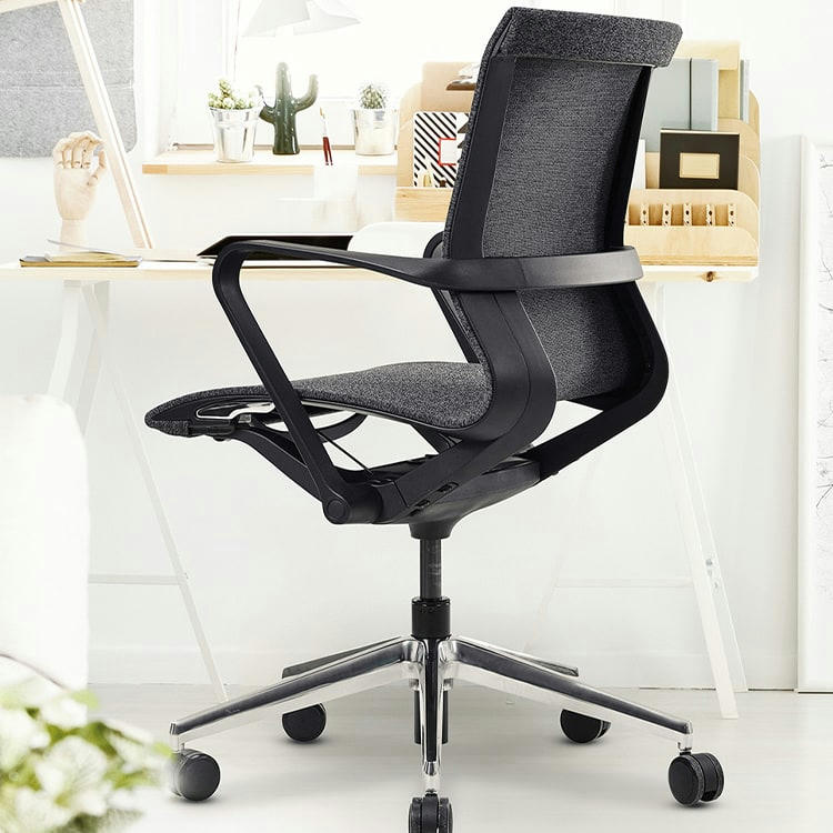 EDDY - Fauteuil design et confortable anthracite