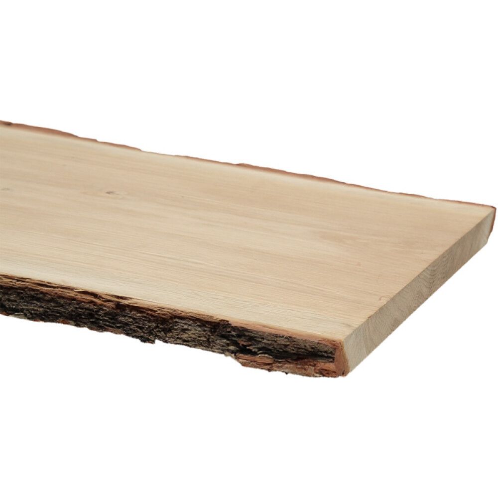 HYLLEPLATE EIK MED BARK 20X400X800MM