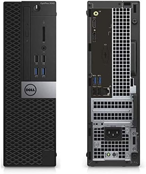 Dell OptiPlex 3040 SFF Desktop PC, 6th Gen Intel Core, 8GB RAM, 256GB SSD, Keyboard & Mouse, Windows 11 Pro (Renewed)