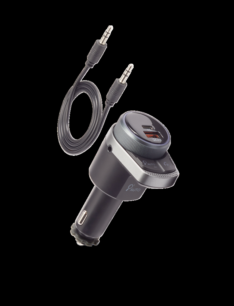 Bluehive Auto-Scan Bluetooth Hands-Free Car Kit with FM Transmitter
