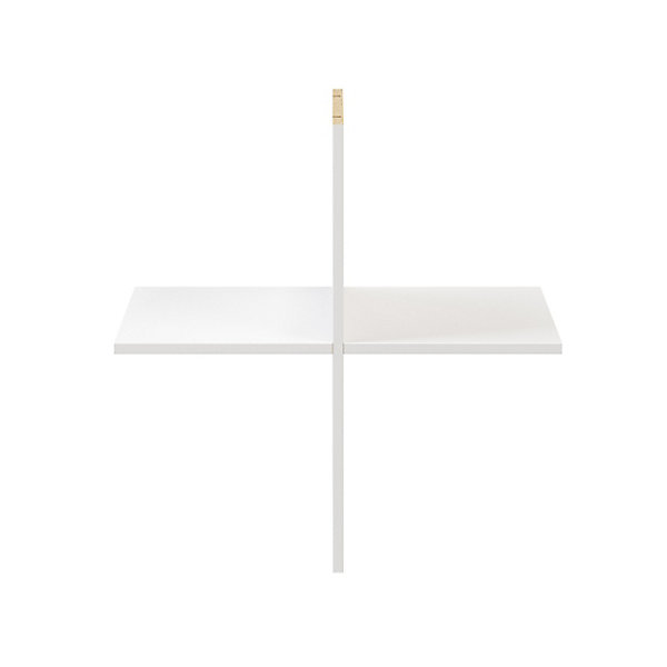 Croisillon pour étagère blanc GoodHome Atomia H. 71,4 x L. 71,4 x P. 33,2 cm