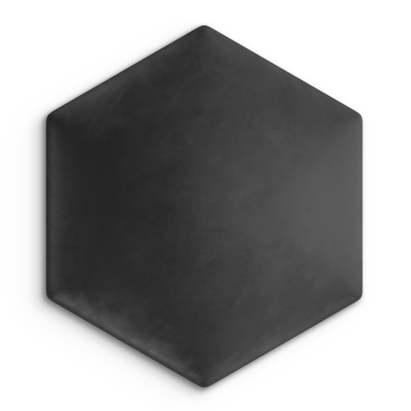 Panel Tapicerowany Plaster Miodu Heksagon Grafitowy 35x40cm