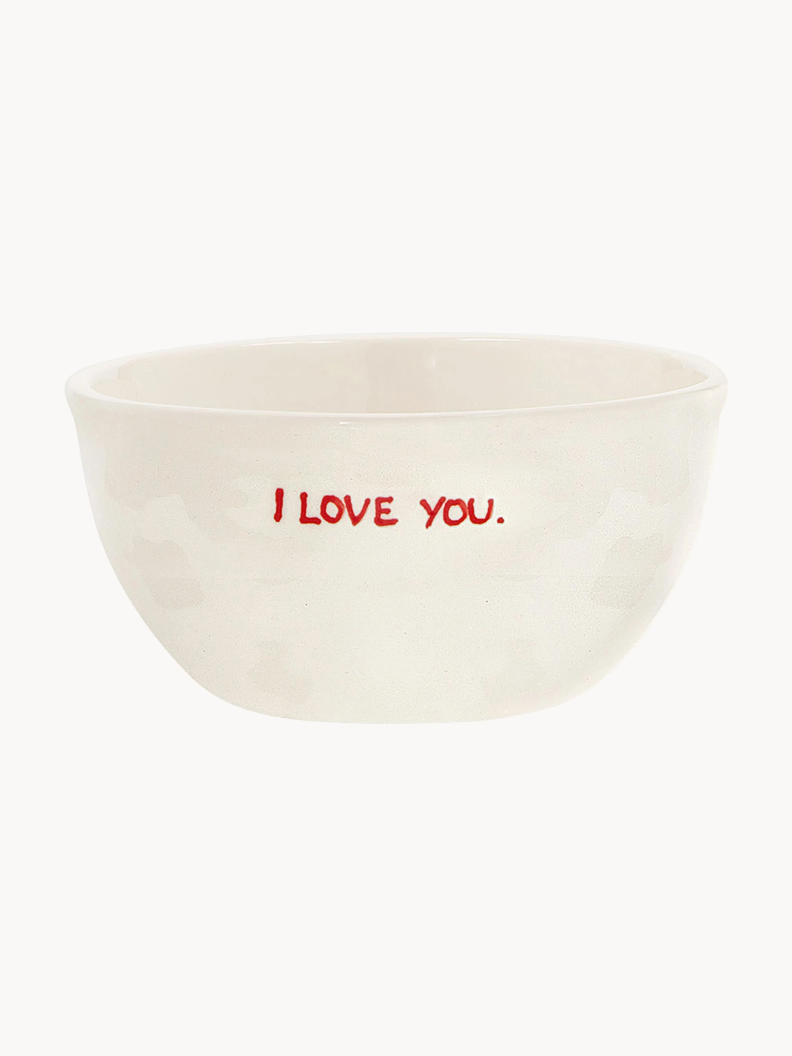 Handbemaltes Schälchen I Love You