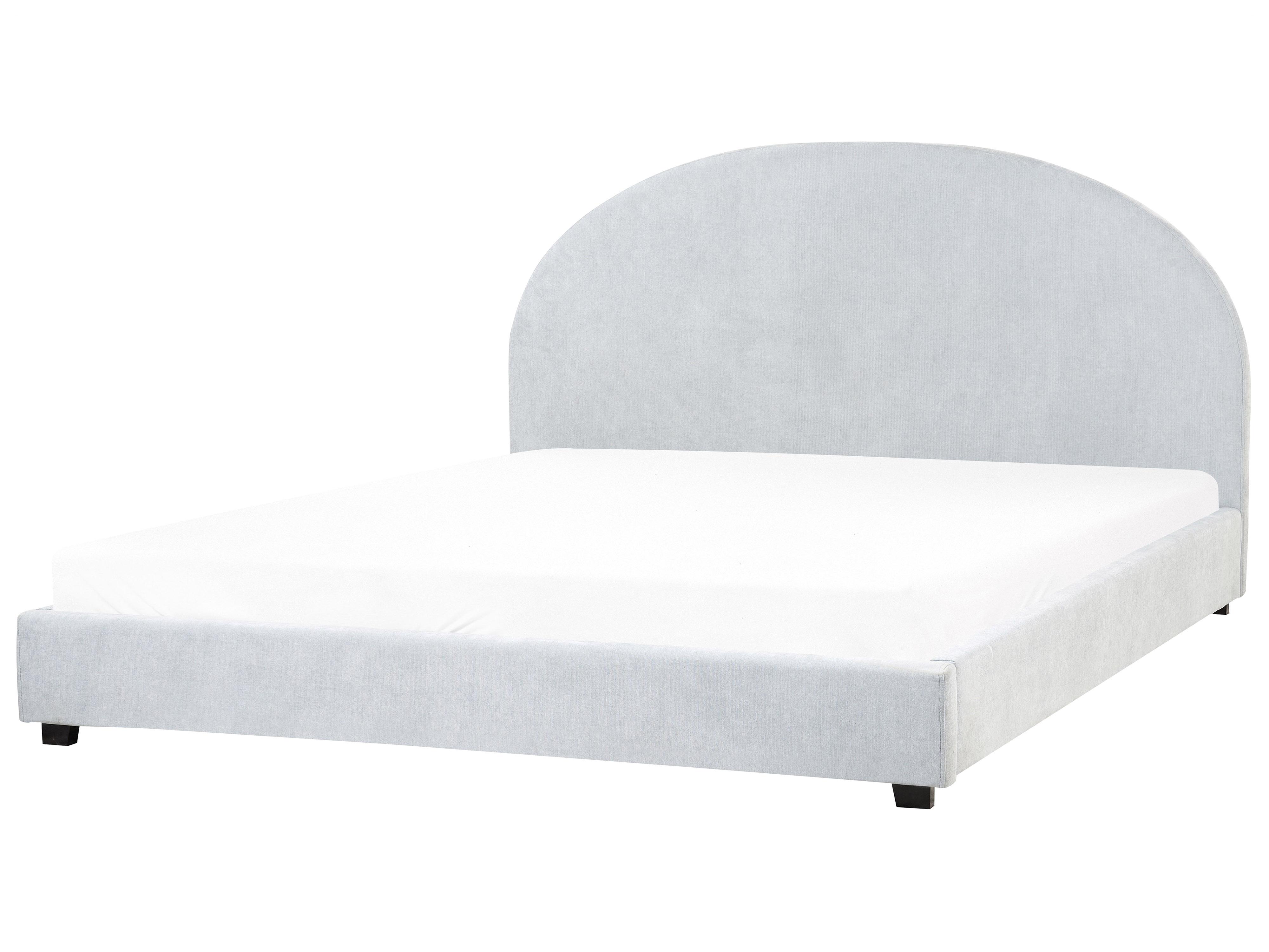 Bed Chenille VAUCLUSE 180 x 200 cm (EU Super King) Light Blue