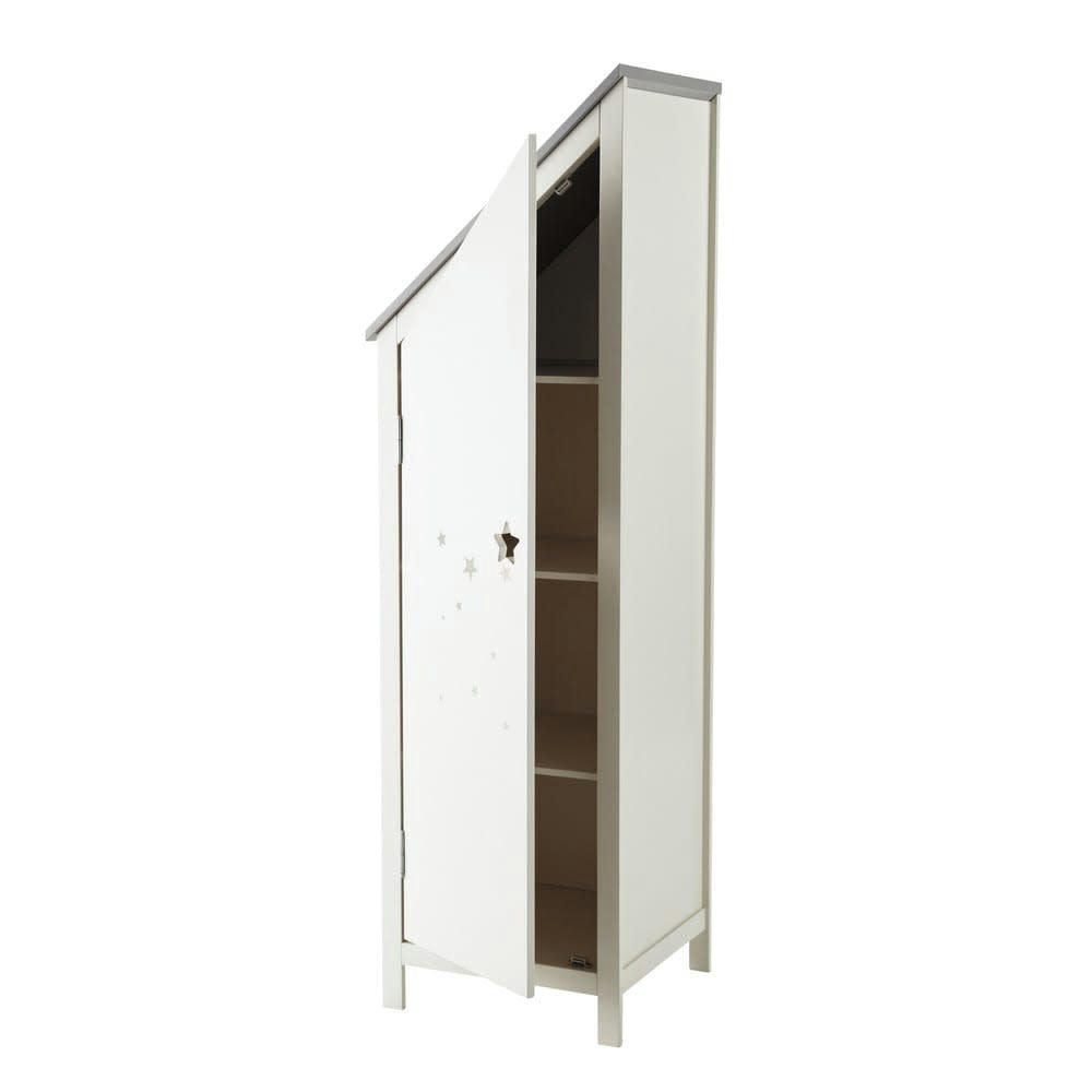 Songe - Armoire 1 porte blanche