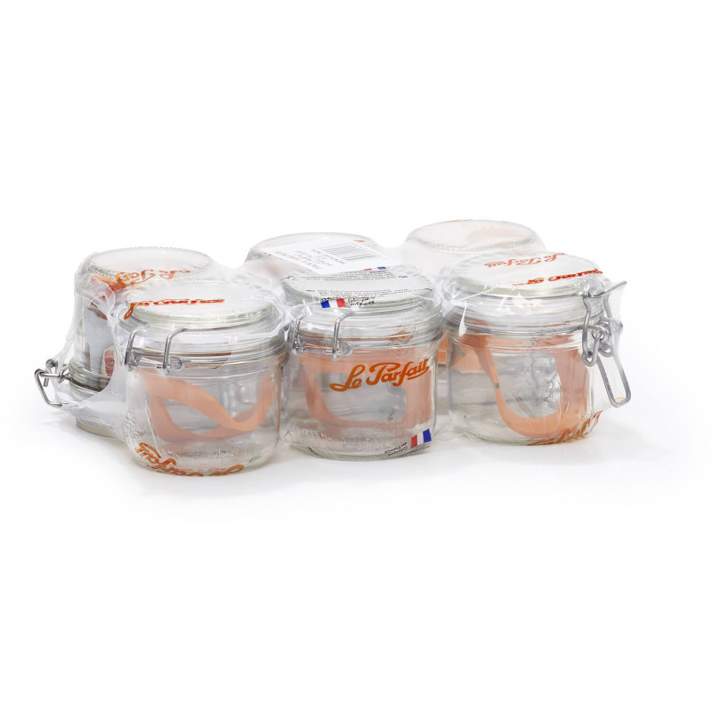 Bocal à terrine Super 0,2 kg Ø 70 mm 6 pièces LE PARFAIT