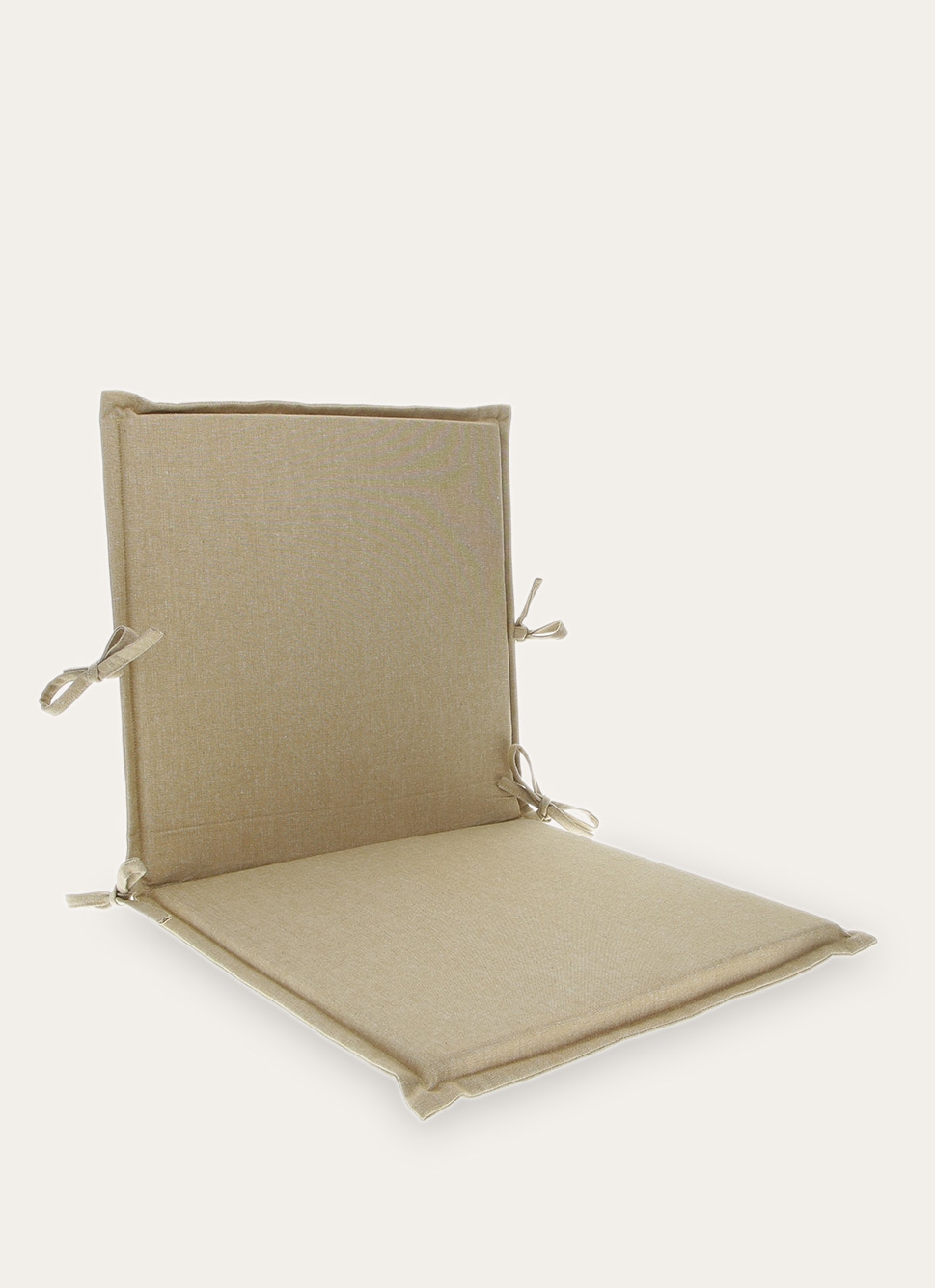 COUSSIN DE CHAISE EXTÉRIEUR AVEC DOSSIER GRIS CHINÉ