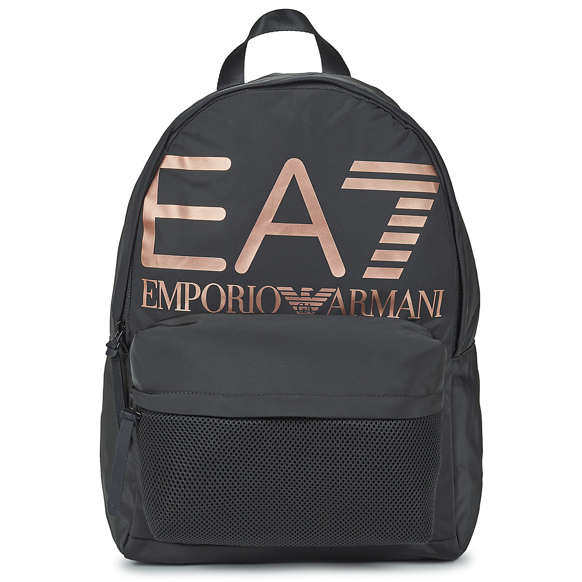 Emporio Armani EA7 - TRAIN GRAPHIC SERIES BACKPACK - Black / Pink / Gold