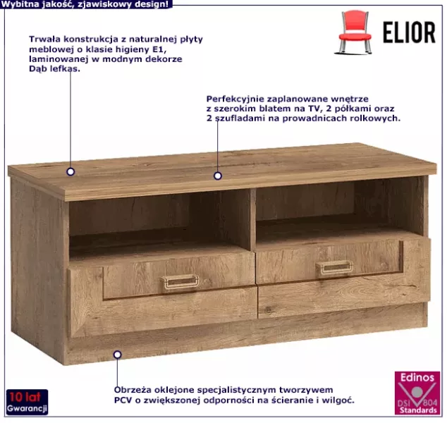 Szafka RTV dąb lefkas - Xyero