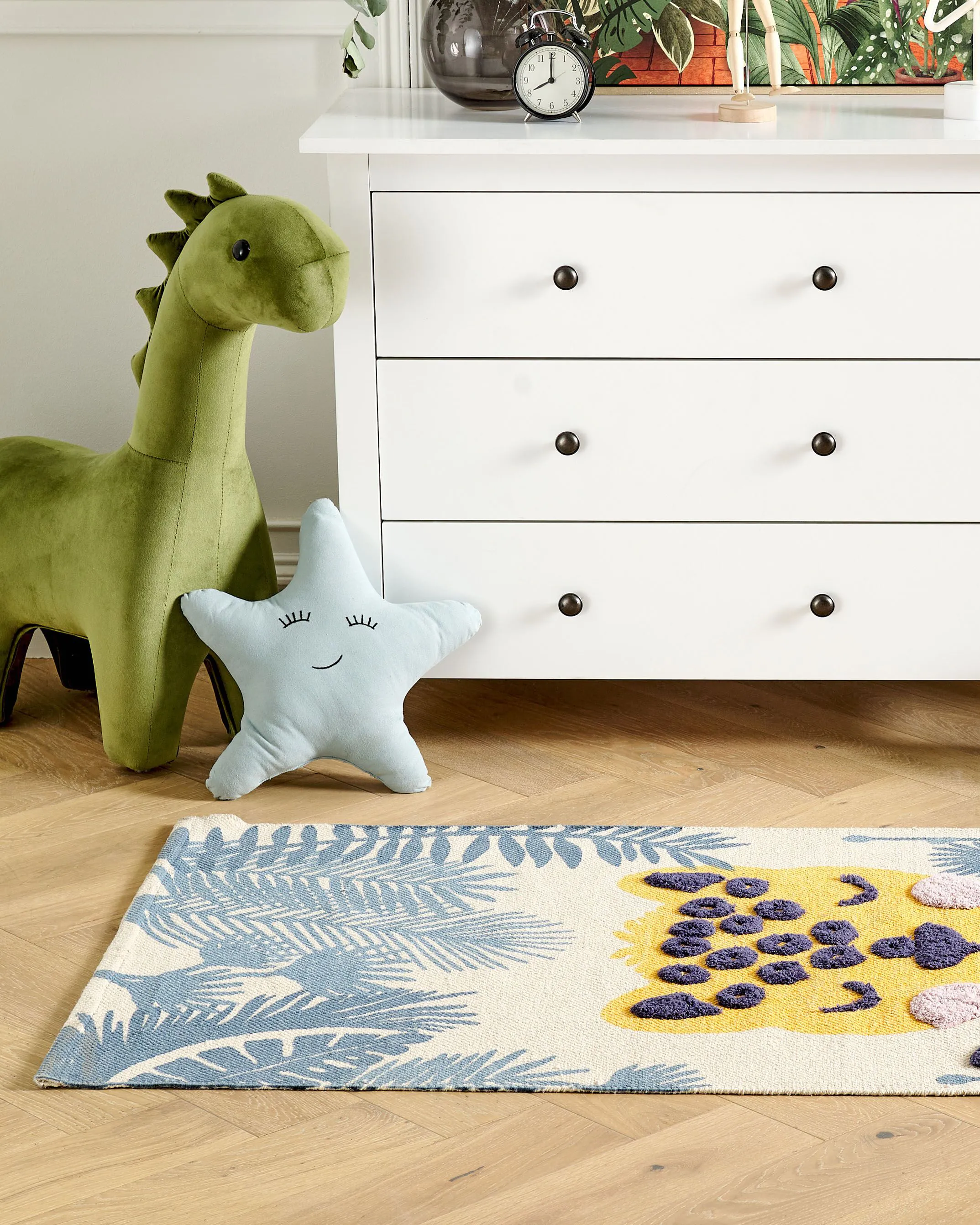 Kids Rug LUAS Multicolour 80 x 150 cm Cotton